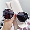 2021 Trendy Women's Retro Small Frame Brown Sunglasses - Korean INS Style, Internet Celebrity Inspired, Small Face Fit.