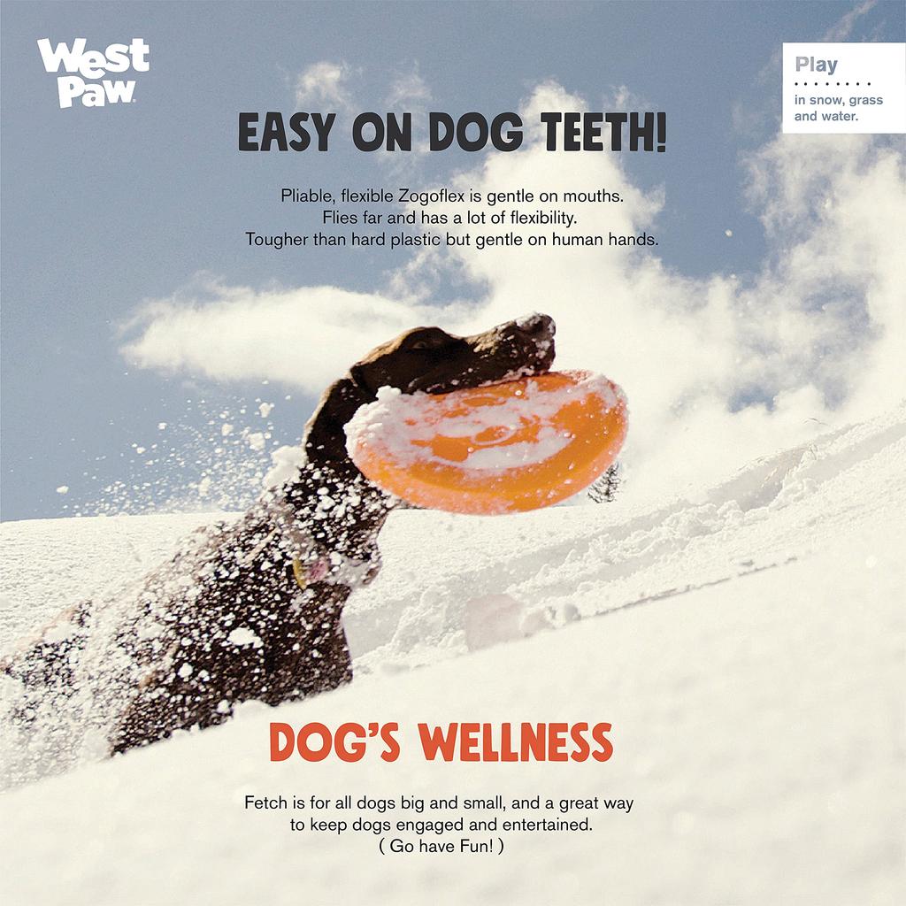 West Paw Zogoflex Dog Christmas Limited Edition Small Toy, Ruby, Color,