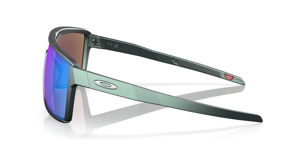 Oakley OO9147 CASTEL Sunglasses for Matte Colorshift 63 Men, Silver/Blue