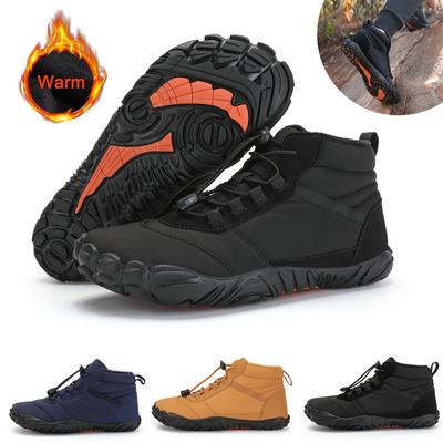Damskie Męskie Buty Śniegowe Zimowe Buty Buty Bosonogie Wsuwane Botki do Kostki Wodoodporne W pełni Futrowane Outdoorowe Sneakersy