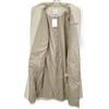 CLANE 23AW Beige 15101-0042 RIB COLLAR WOOL LONG COAT Coat 2 whiteUsed