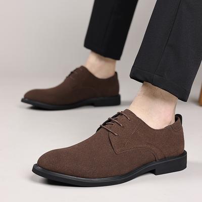 Mode Luxus Herren Oxford Schuhe Hohe Qualität Wildleder Lederschuhe für Herren Business Casual Schuh Schnürung Herren Party Hochzeitschuhe Große Größen