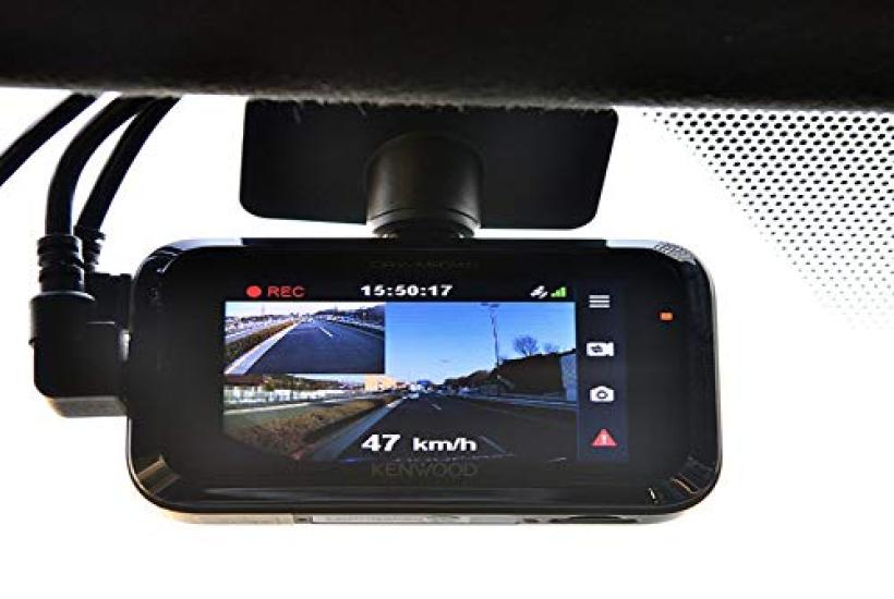 Kenwood Drive Recorder 2 Cameras That Support Front and Rear Shooting Full HD GPS Parking Monitoring Recording Support 2 Million Pixels Front and Rear