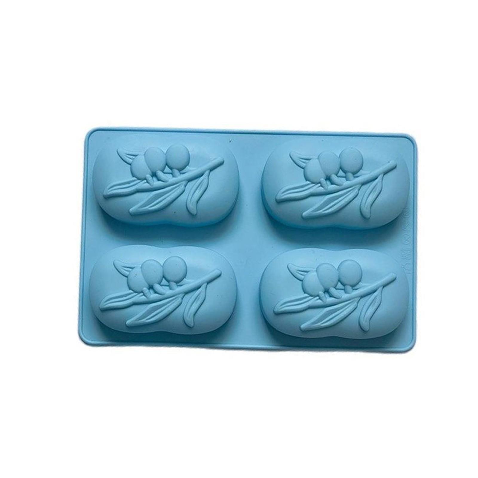 

Овальная форма оливкового дерева силиконовая форма для DIY формочки для торта мыло желе формочка производитель ремесленные принадлежности One Size синий