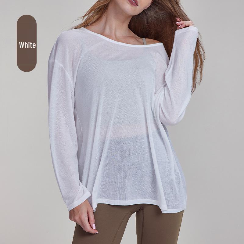 

Женский свободный топ с перекрутом на спине Anjiu - Мягкий, удобный для йоги M