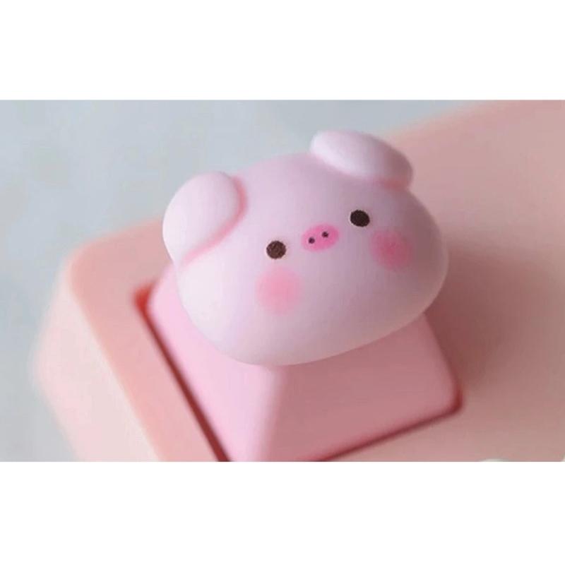 3D Mechanical Keyboards Creative Cartoon Rabbit Shaped Gamer Keyboards Keycaps for Office Decompression