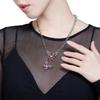 Red Butterfly Punk Clavicle Necklace - Stylish & Versatile Light Luxury Accessory