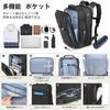 Business Backpack Expandable to 2x its original CK Leather Business Large PC [IPUTIN] Men's - size! Bag, Capacity, 17.3-inch Backpack.