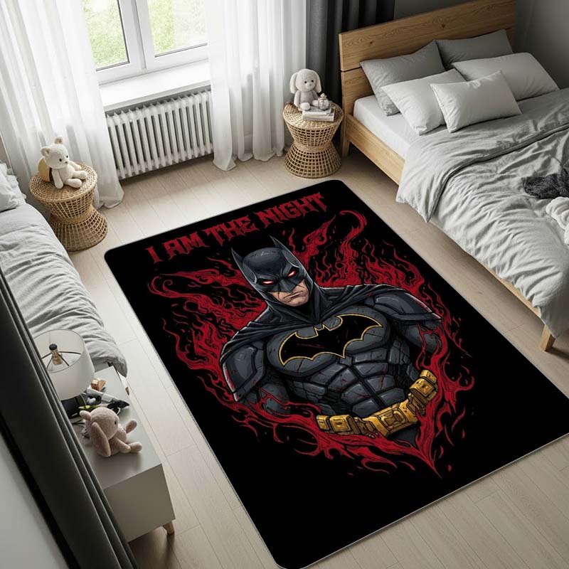 Batman: The Dark Knight Carpet,Bedroom Rug, Doormat,Living Room Rug, Bedside Carpet, Computer Chair Mat, Christmas Gift.