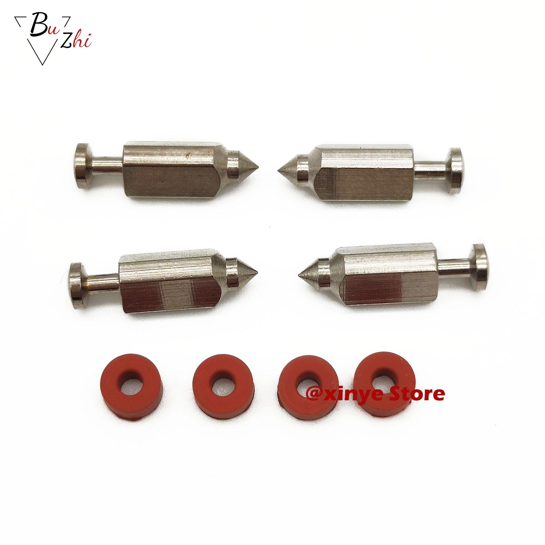 Carburetor  Float Valve Needle Seat Kit for  Briggs And Stratton 398188 Lawnmowers Parts 4pcs