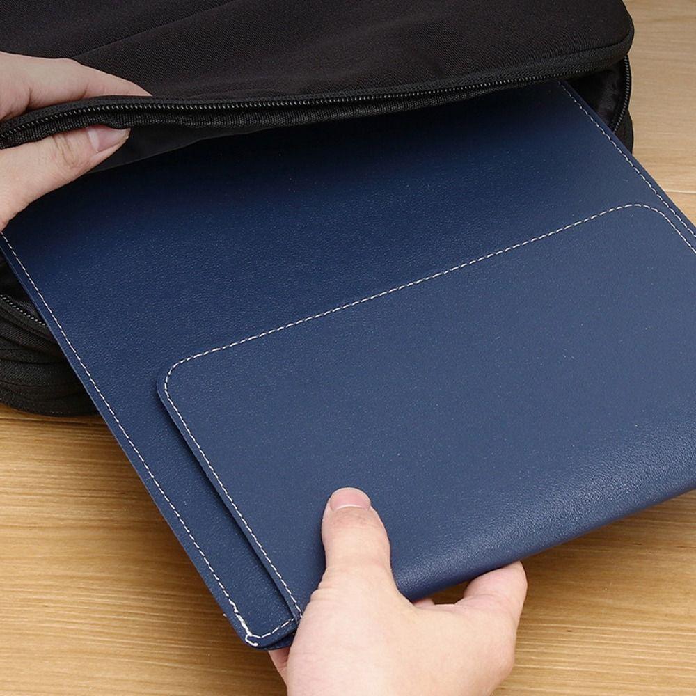Colorful PU Leather+ Laptop Sleeve Case Ultra Thin Portable Tablet Bag Shockproof Ultrabook Cover Office