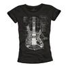 26 Guitar Shirt Ladies Music Gifts for Female Musicians Electric Guitar Vintage Print- Unisex T-Shirt