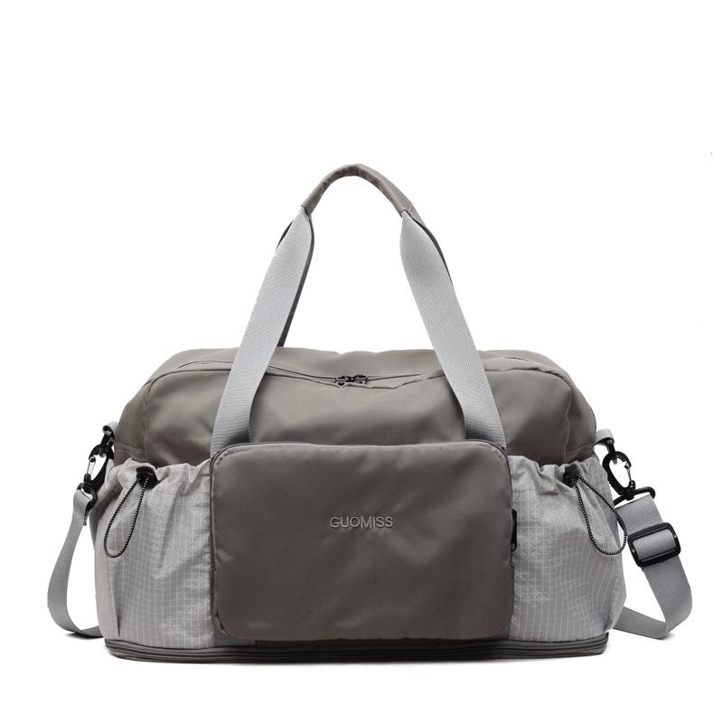 Fitness bag foldable dry and wet separation portable travel bag expandable shoulder travel bag sports fitness bag