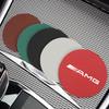 GLC GLB 2pcs Car Water Cup Bottle Holder Mat Anti-slip Pad Suede For Mercedes Benz AMG W210 W211 W206 W220 W203 W212 W205 W201