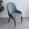 Cover Armchair Dinning Slipcover Chair Protector Curved Removable Antiskid