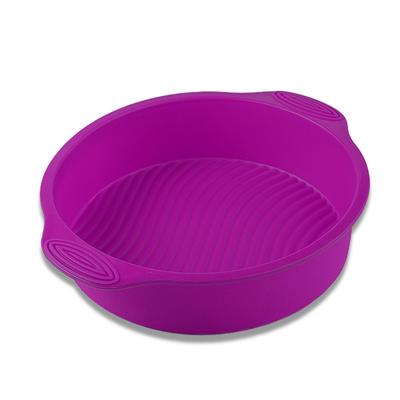 New Arrival Round Cake Mold Muffin Non\-stick Baking Pan Resistant Silicone Flexible Mould for Home Bakery