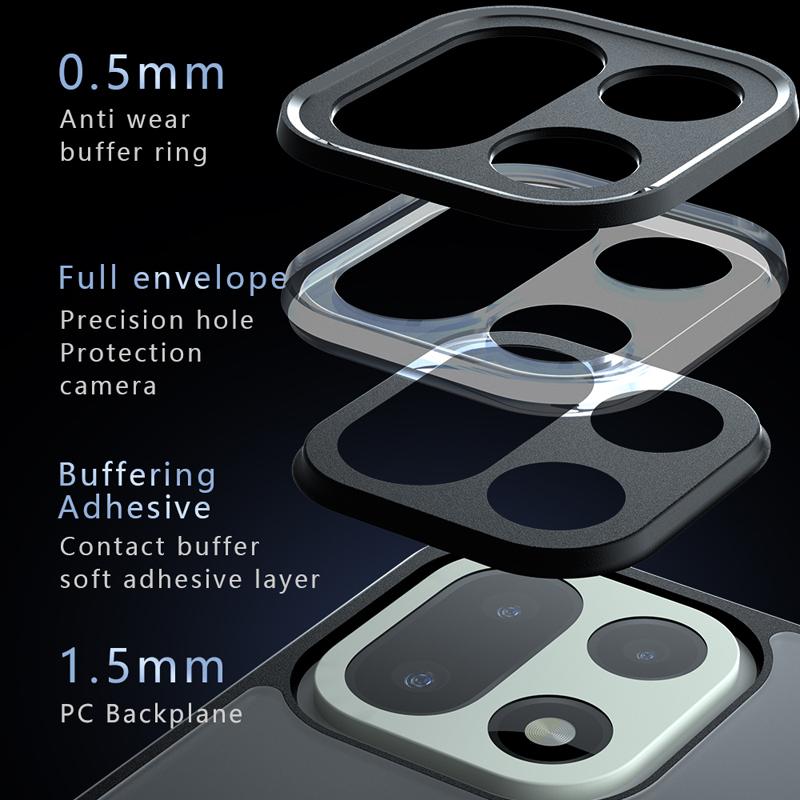 For OnePlus 15 Case Shockproof Magnetic Matte PC+TPU Anti-fingerprint Translucent Cover for One Plus 15