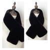 Cross Scarf Faux Rabbit Fur Double-sided Soft Washable Thickened Keep Warm