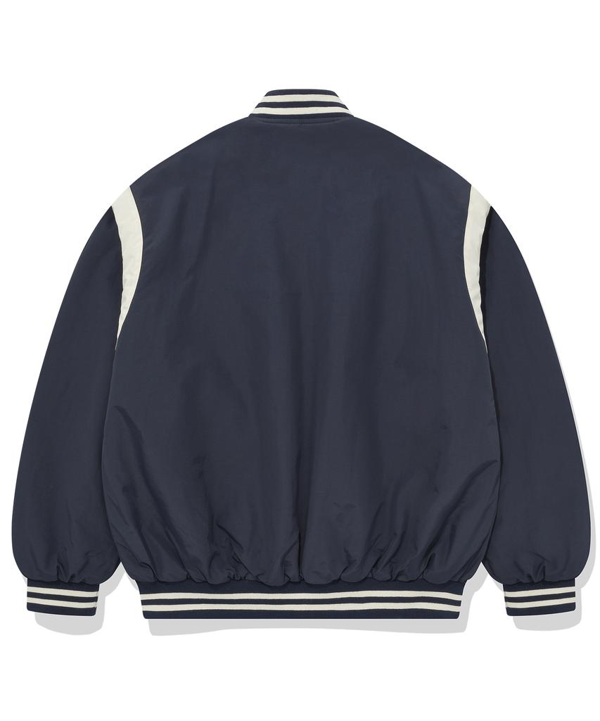 Saintpain Sp Reversible Varsity Quilted Jacket - Navy