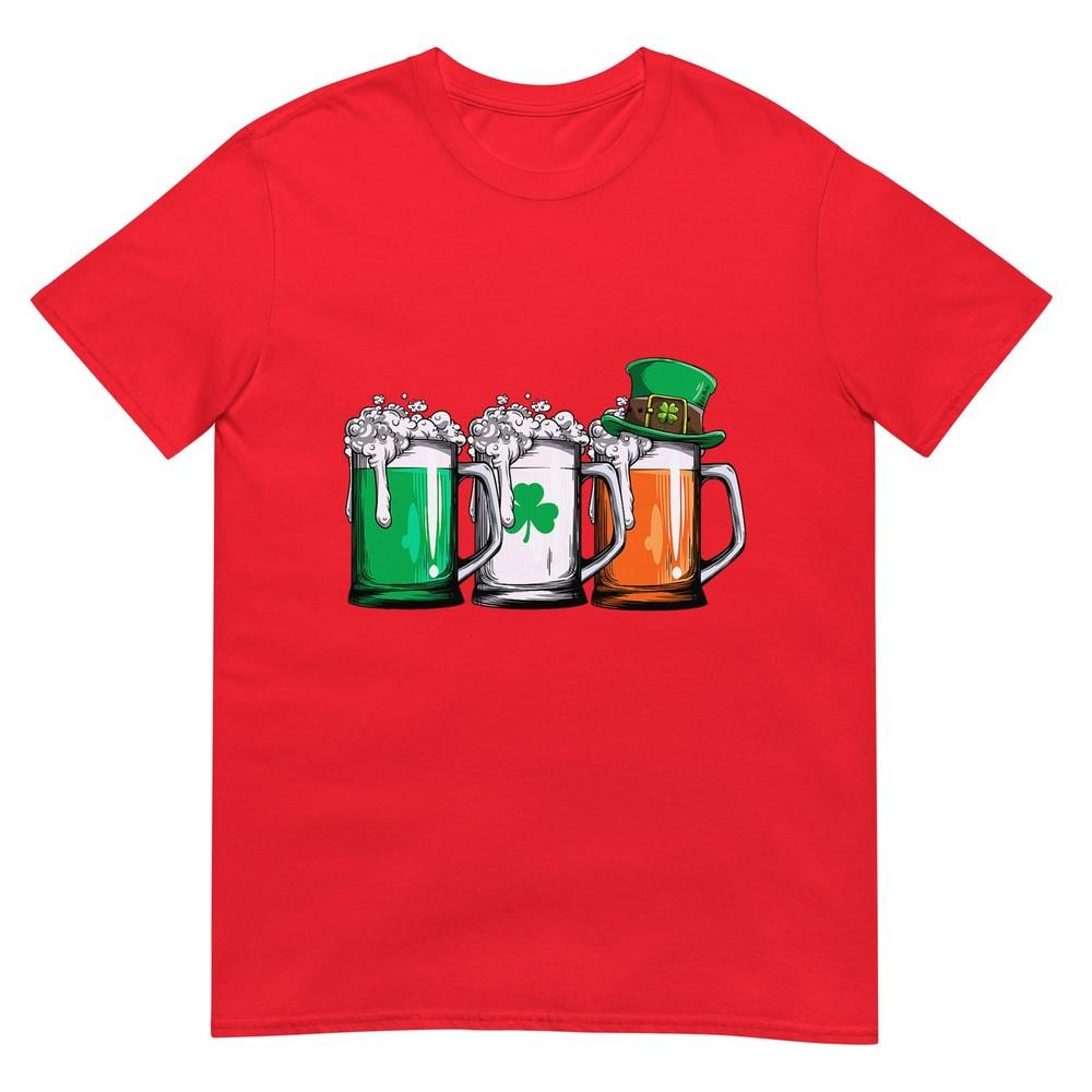 Irish Beer Ireland Flag St Patricks Day Unisex Unisex Leprechaun TShirt S