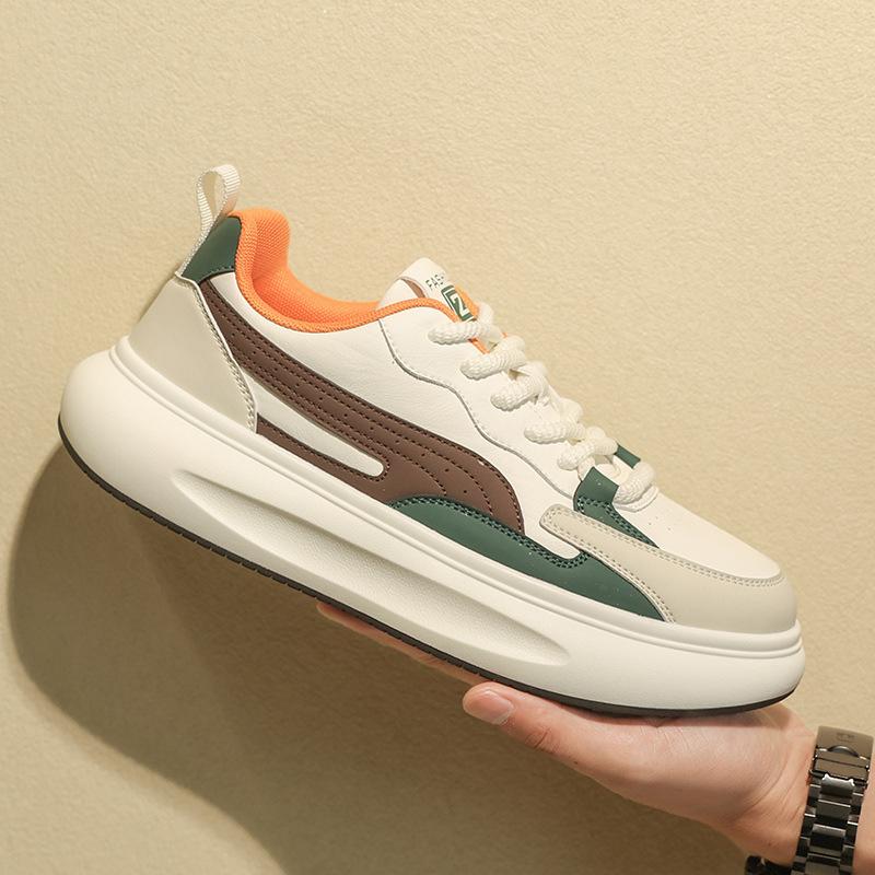 Men's Shoes 2024 New Thick-soled Non-slip Winter Explosive Sports Shoes Fashion Students Daily Versatile Casual Heightening Shoes