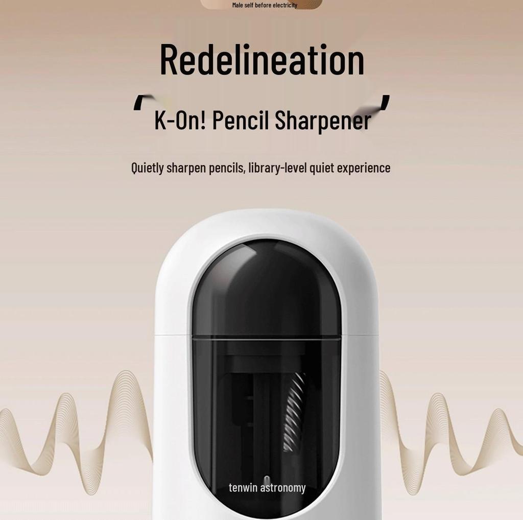 Silent Intelligent AI Electric Pencil Sharpener for Students - Large Caliber & Fully Automatic