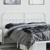 VidaXL White Metal Headboard 160 Cm 352662