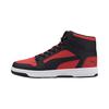 Puma Rebound Layup Versatile Trendy Simple Mid-Top Basketball Shoes Men Sneakers Red 369573-49