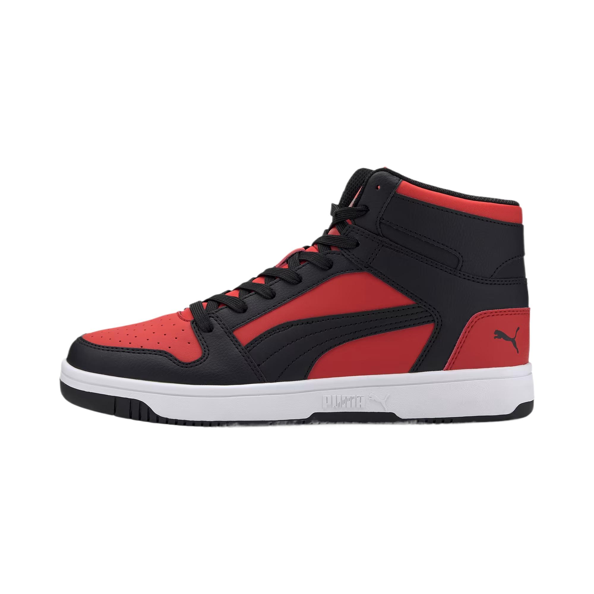 

Puma Rebound Layup Универсальные Модные Простые Баскетбольные Кроссовки Средней Высоты Мужские Кроссовки Красные 369573-49 47