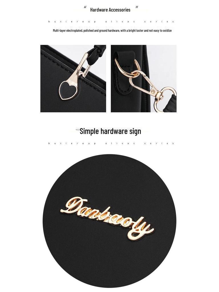 2025 Women's Fashion PU Leather Handbag - Single Shoulder & Crossbody