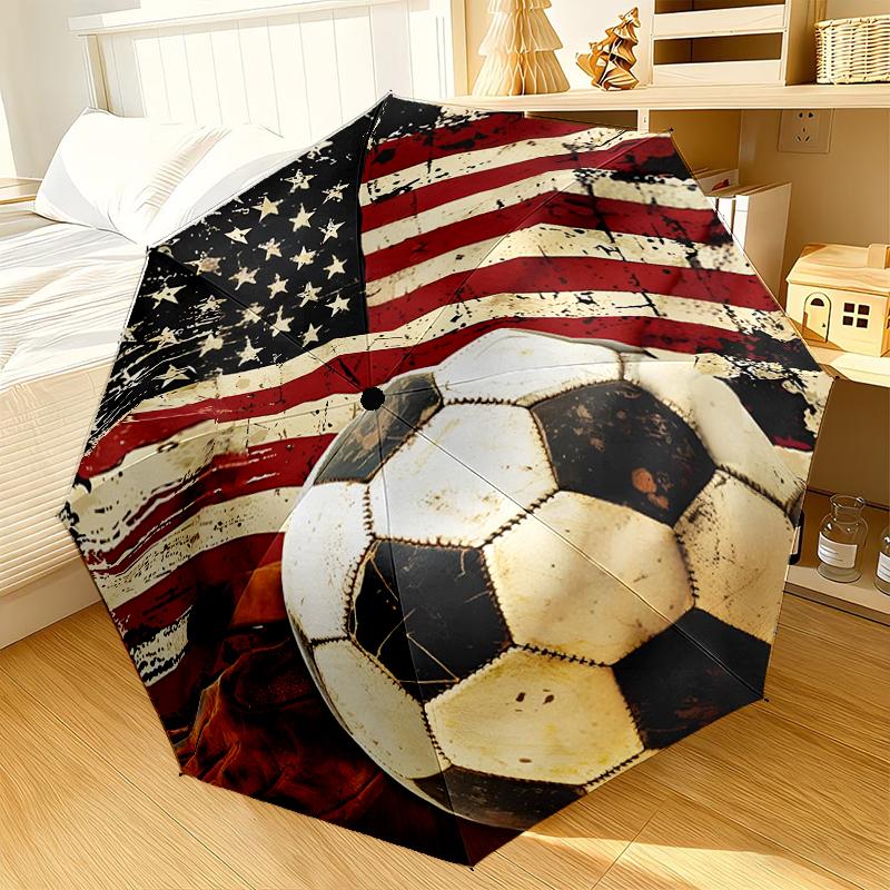 Ombrello Passione e Patrimonio del Baseball 8-Stecche per Viaggio, Campeggio, Ombrello Portatile Leggero Casual, Essenziale per ogni Famiglia Regalo per le Vacanze