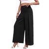 New Autumn Pants for Women: Simple Style, Solid Color, High-waisted, Wide-leg Casual Pants