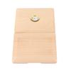 Saxophone Clarinet Reed Case Solid Wood 5 Reeds Holding Storing Box with HygrometerLog Color