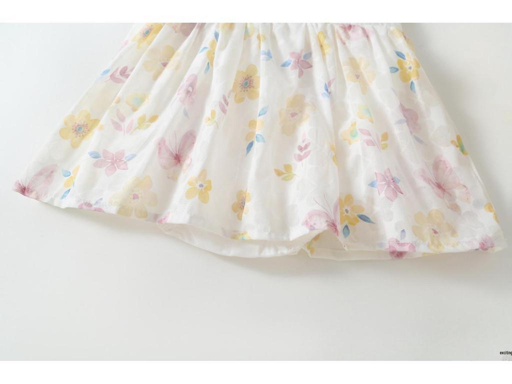 Baby Girl Floral Hanfu Jumpsuit Cheongsam Romper - Short Sleeve Snap Crotch