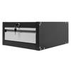 Mega-M Tool Cabinet for Workbenches, 1 Drawer, W-37 Cm X D-48.6 Cm X H-19 Cm, System 01 Graphite/gray Front N