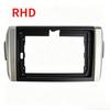 For TOYOTA INNOVA 2016+ 9 Inch Car Fascia Frame Decorative Panel Mounting Auto Interior Accessories Modification Panel