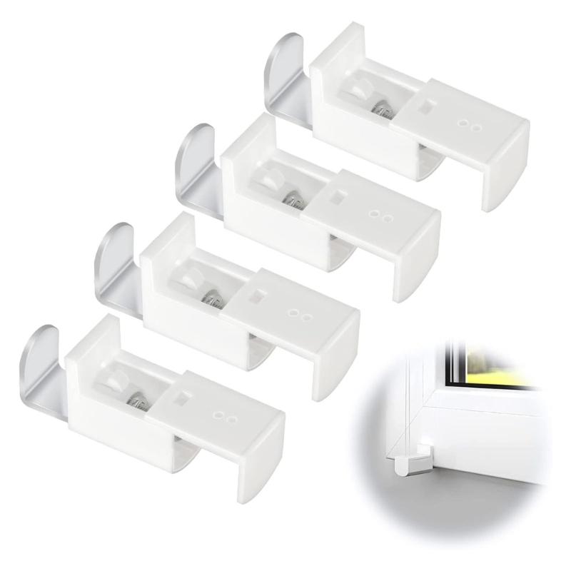 Akcesoria do wsporników rolet plisowanych Łatwe do zamocowania i demontażu Zestaw do mocowania rolet plisowanych Prosty montaż do okna domowego