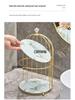 Nordic Vanity Table Birdcage Shelf Makeup Storage Box for Bathroom
