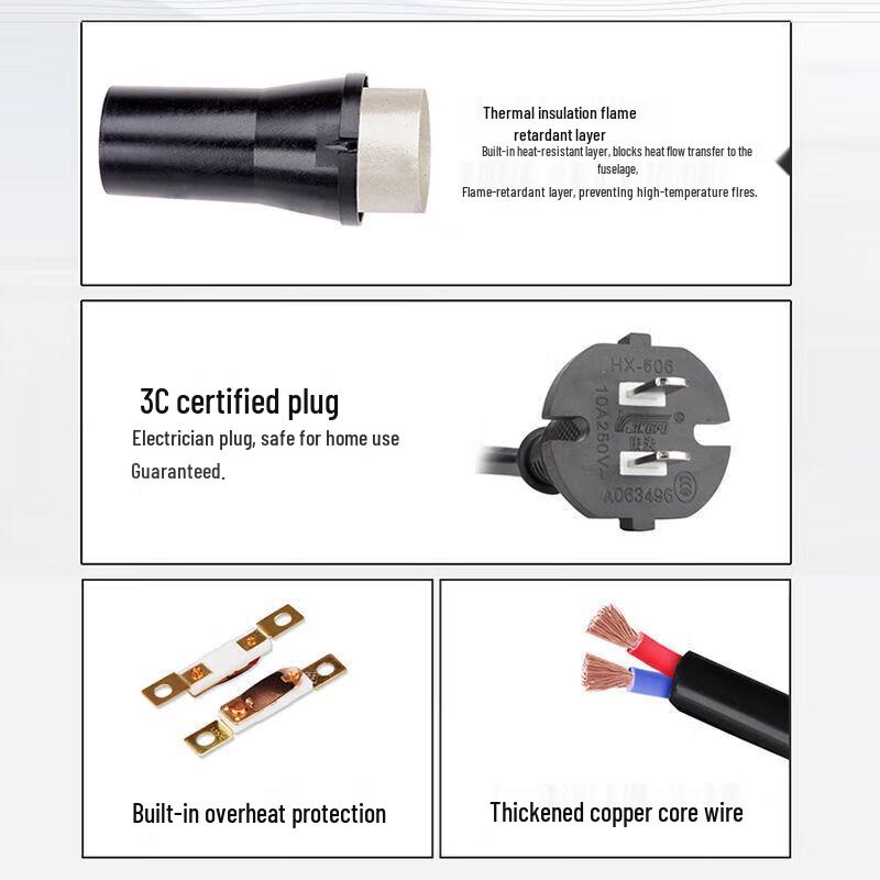 Kangfu 1800W Hair Dryer CN plug (adapter included)