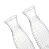Plastic Clear Bud Vases, Modern Table Centerpiece Flower Vase, Simple Transparent Decorative Vase for Home Dining Table Wedding Flower Arrangement