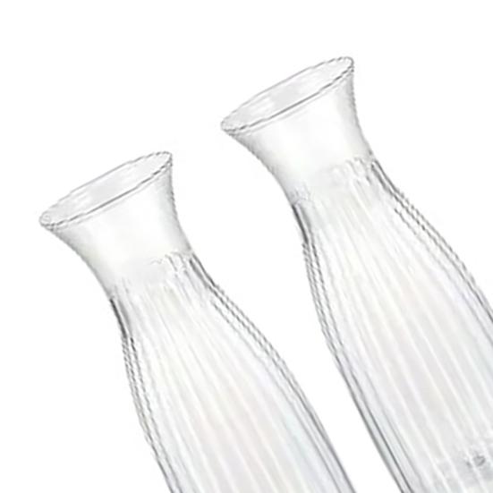 Plastic Clear Bud Vases, Modern Table Centerpiece Flower Vase, Simple Transparent Decorative Vase for Home Dining Table Wedding Flower Arrangement