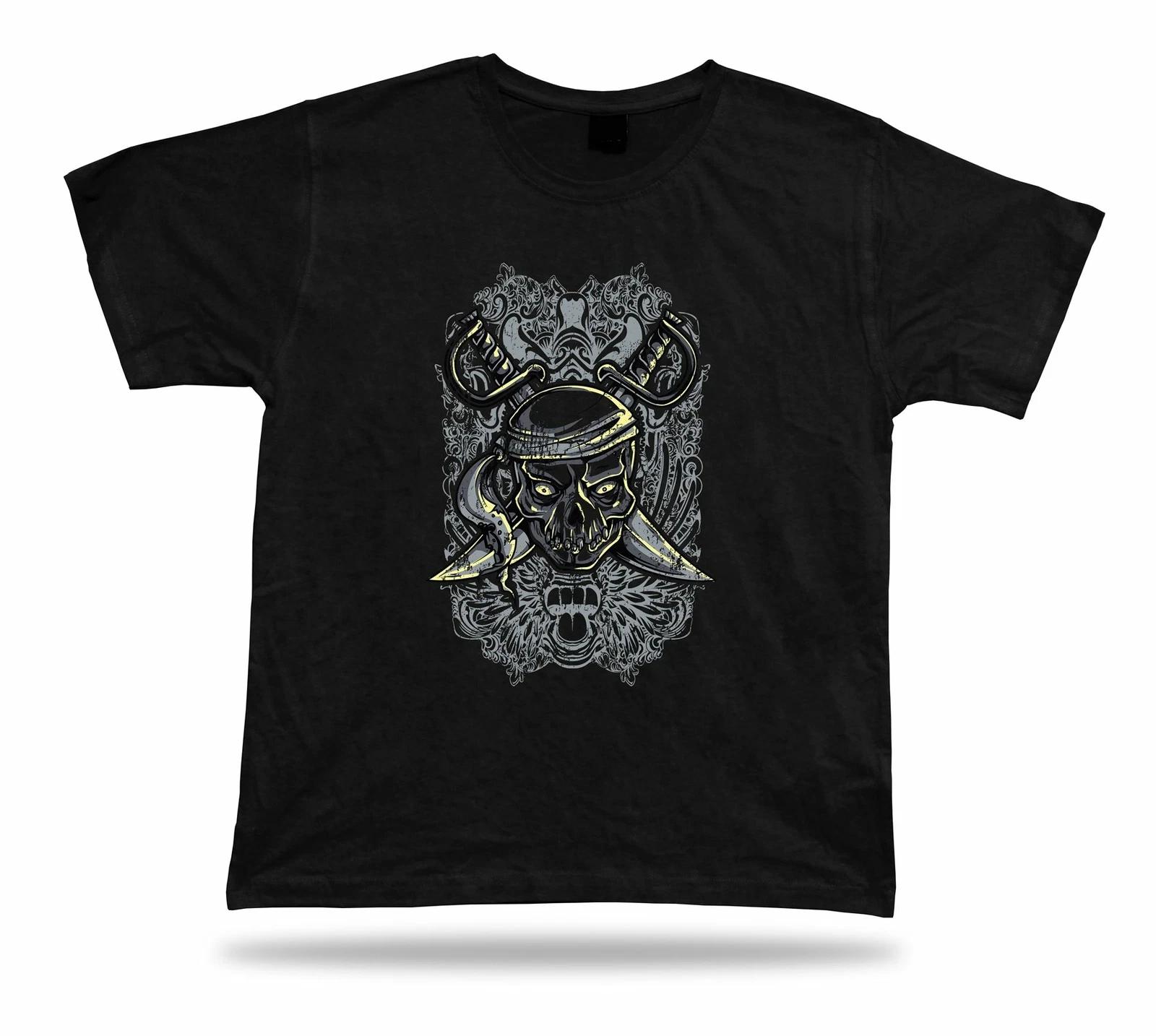 Skeleton Evil Pirate Sword Monster modern awesome modern tshirt stylish design 4XL