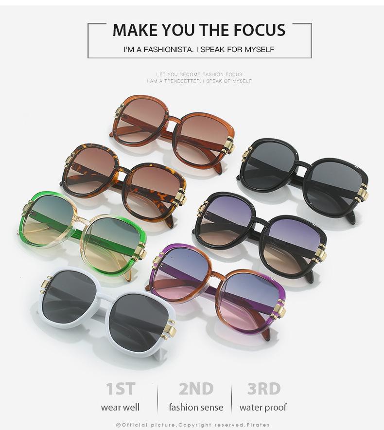 2023 Trendy Oval Sunglasses - European & American Street Style, Influencer Inspired, Hand-Grip Design for Women