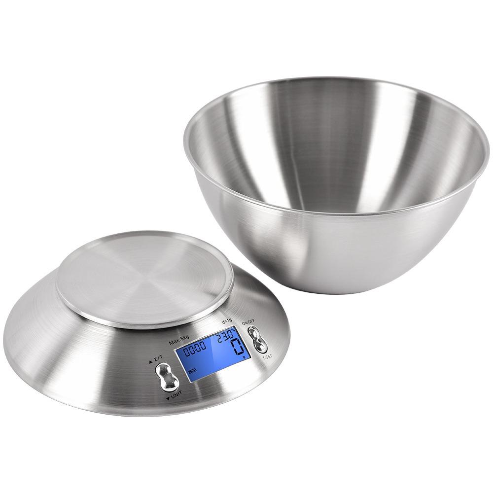 Digital Kitchen Scale Stainless Steel Cooking Scale Kitchen Weight Tool Baking Scale  Commercial