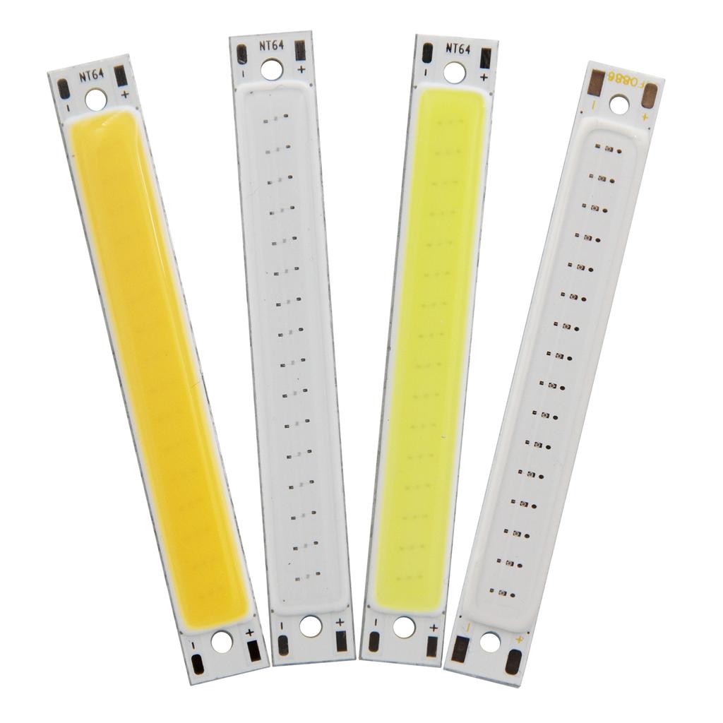 10X Led Strip Light 3w Cob Bar Blue Lights 6000k Red Dc3v Diy 3000k Lamp Interior Decorative Lighting Beads Bright For Shop Home