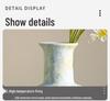 Yusan Ni Modern Ceramic Vase: Elegant Small Fresh Flower Arrangement for Living Room or Hotel Decor.