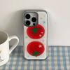 Ins niche retro cute tomato star Phone Case For iPhone 16E 15 14 13 12 11 Pro Max 7 8 Plus XR XS MAX Y2K Girl Cover