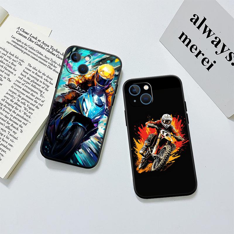 Motorcycle Racing Phone Case for OPPO A40 A60 A80 A15 A16 A16K A12 A17 A17K A54 A54S A53 A53S A55 A56 A57 A98 F23