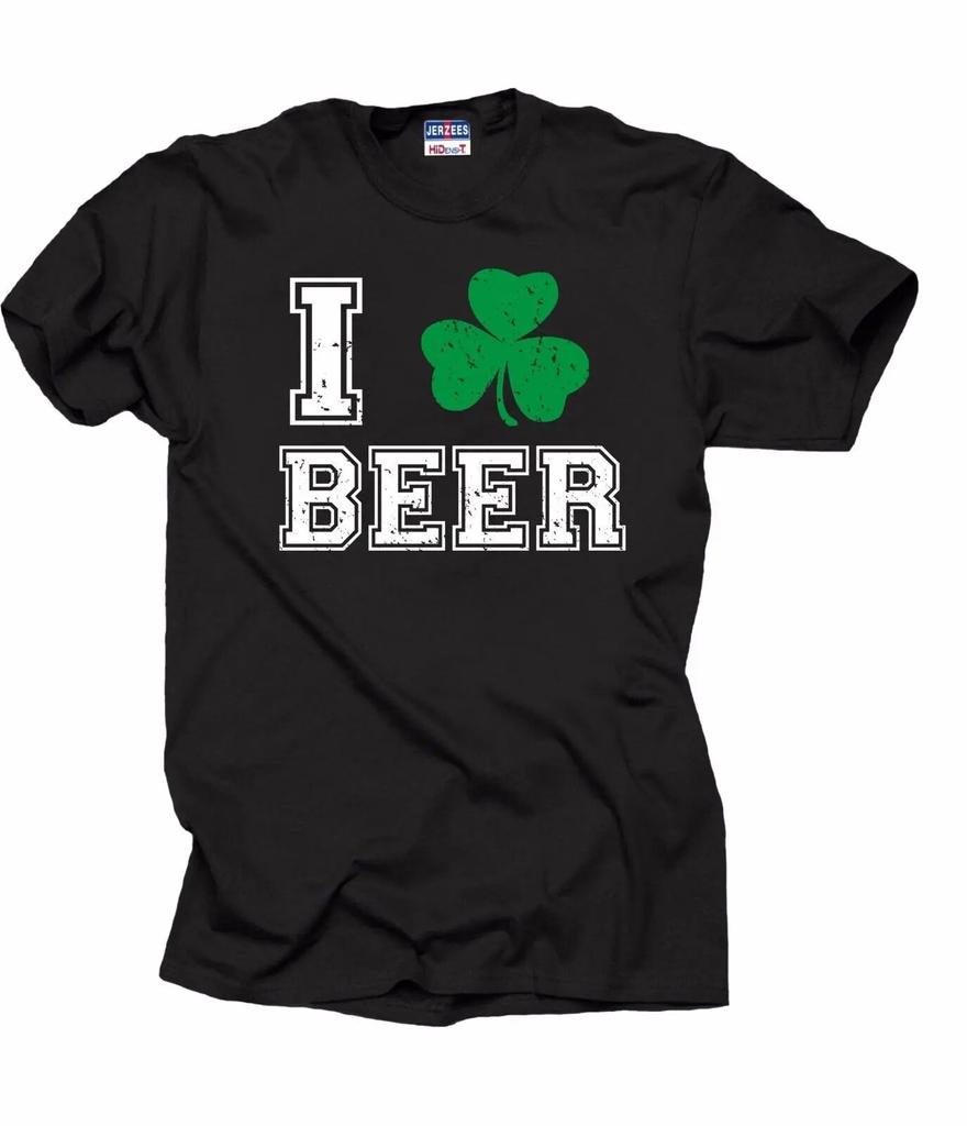 Tricou Ziua Sfântului Patrick I love Beer Shamrock Irish Ireland Tricou Unisex