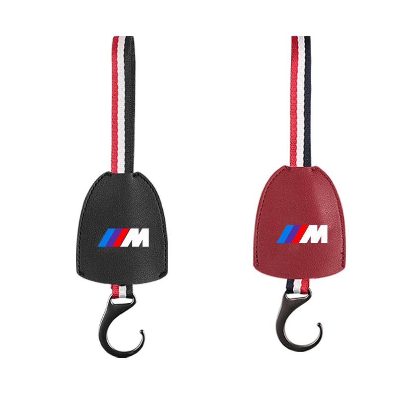 BAGO1 Car Interior Leather Storage Hook Hanger Sundries Organizer Holder For BMW M E34 E36 E60 E90 E46 F10 F20 F30 X5 X6 X1 M3 M5 M6
